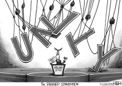 UNITY FOR HILLARY by Nate Beeler