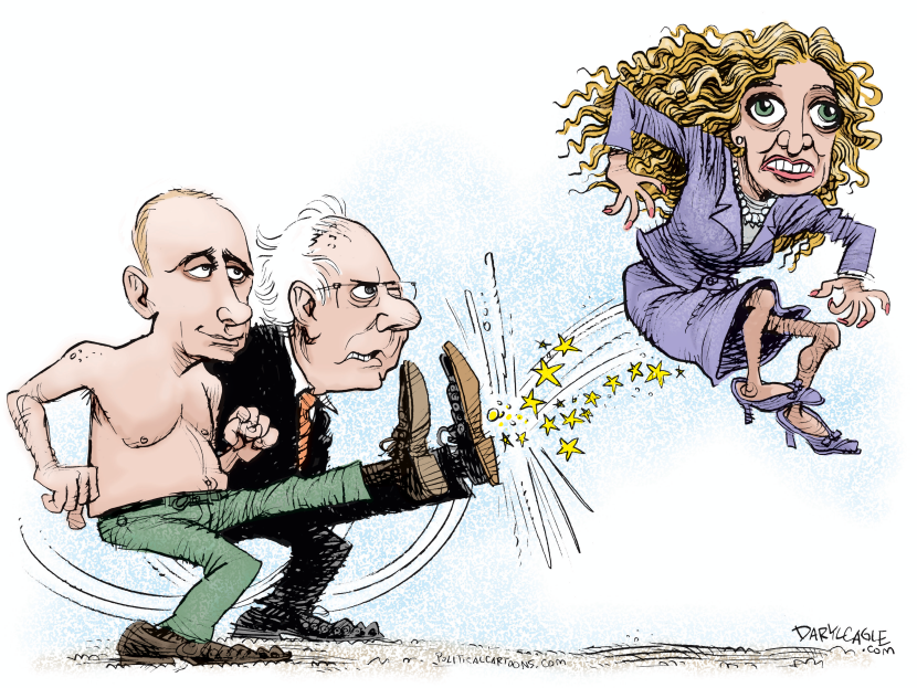 Debbie Wasserman-Schultz Gets the Boot COLOR