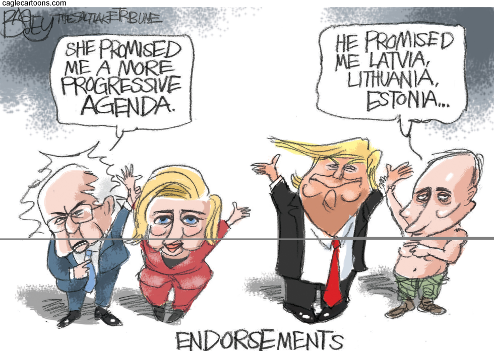  ENDORSEMENTS by Pat Bagley