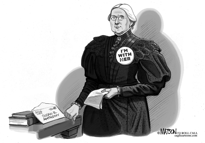 Susan B Anthony Receives A Letter From The Future