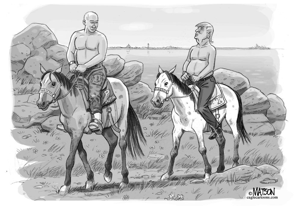  TRUMP SIGUE EL EJEMPLO DEL FORTACHON PUTIN by RJ Matson