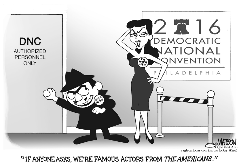 Boris And Natasha Spy on DNC
