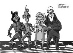 DEMOCRATIC NATIONAL CONVENTION BW by Rayma Suprani