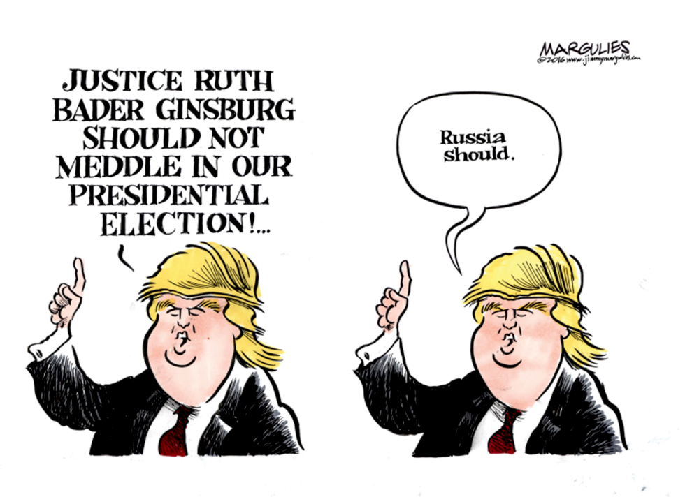 Trump and Russia color