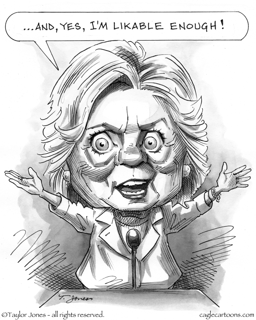 Hillary roars