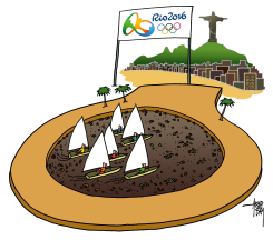 RIO 2016 WATER POLLUTION by Arend Van Dam