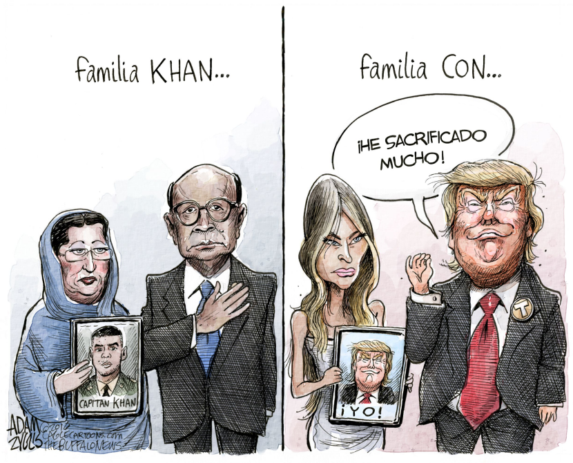 Khan vs Trump / COLOR