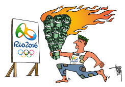HUGE COSTS, POOR BRAZIL by Arend Van Dam