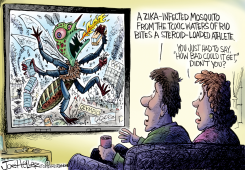 OLYMPIC WOES by Joe Heller