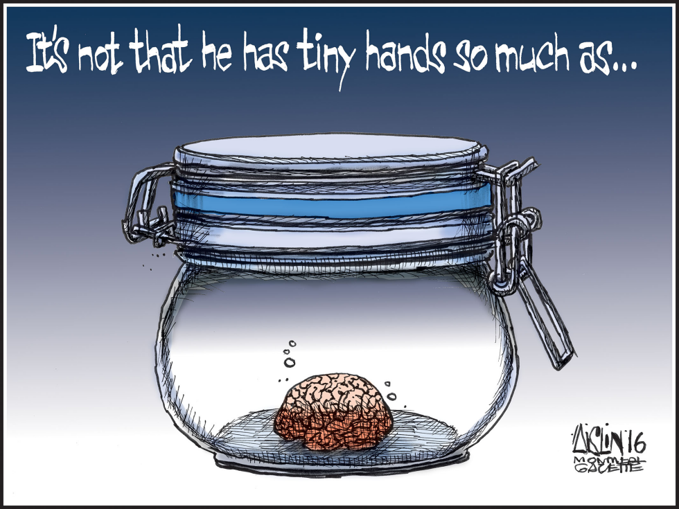 Trump tiny hands