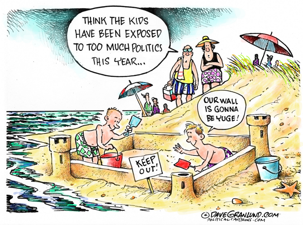  KIDS AND 2016 POLITICS by Dave Granlund