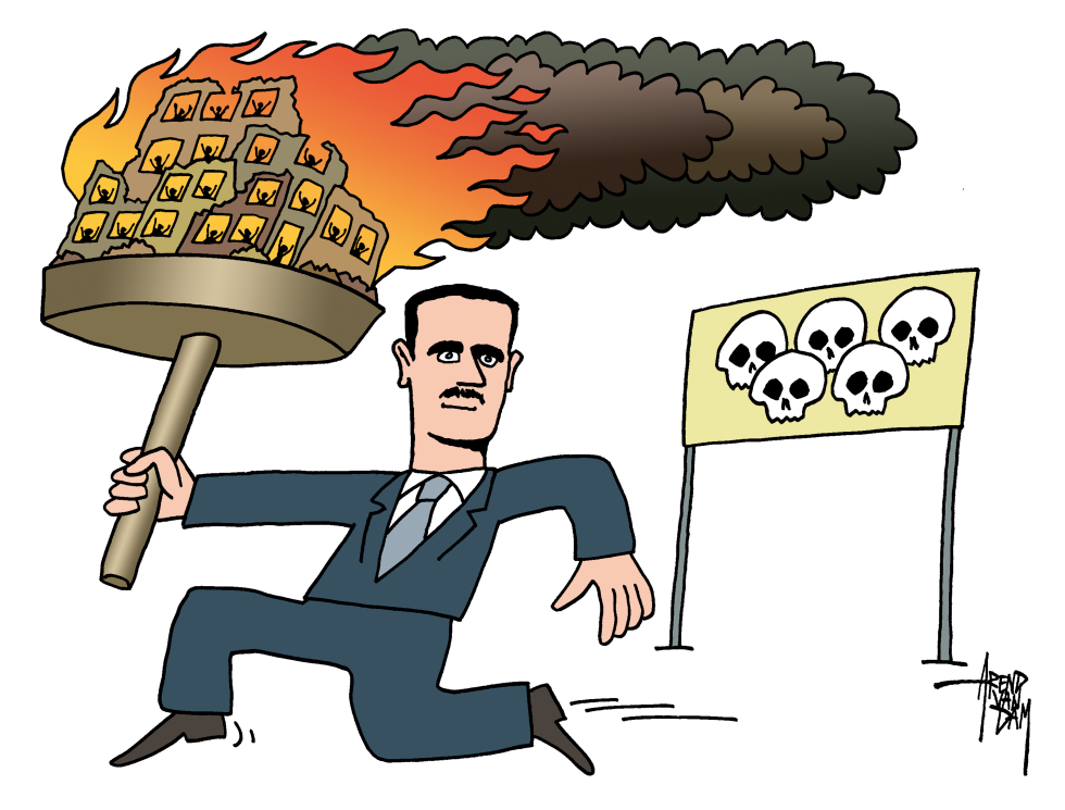 Assad Olympic Flame