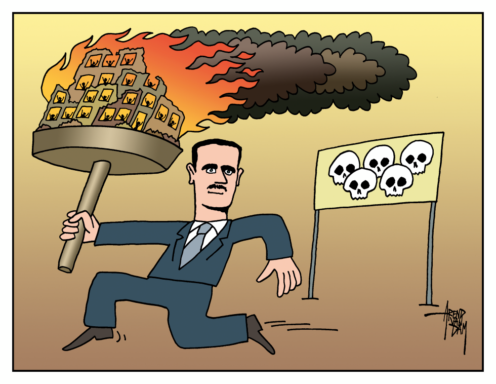 Assad Olympic Flame