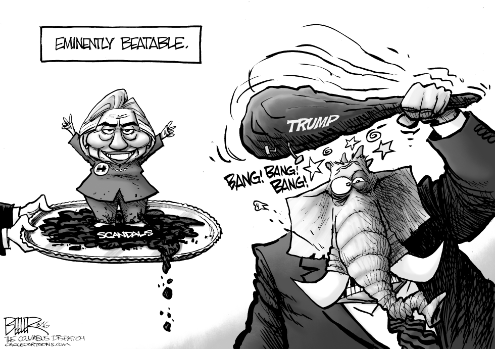 Beatable Hillary