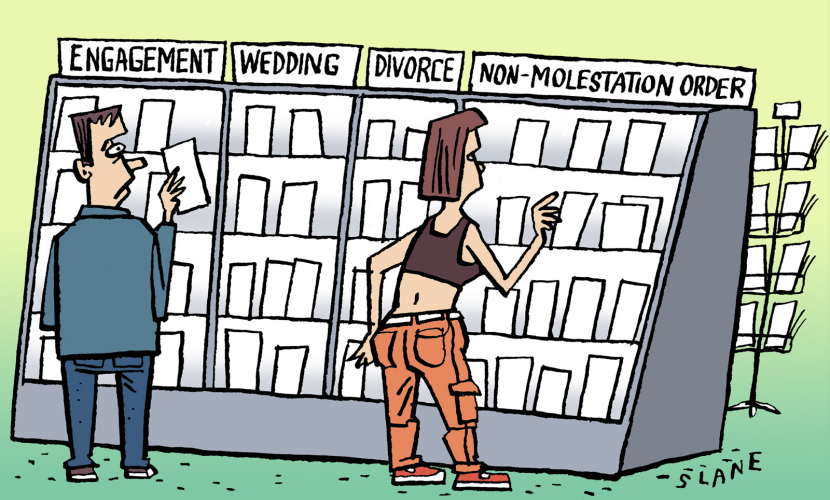 Keep Away Greeting Cards