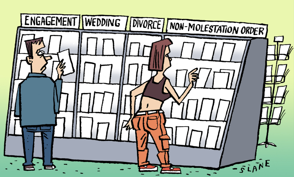 Keep Away Greeting Cards