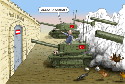 ERDOGAN BY VIENNA by Marian Kamensky