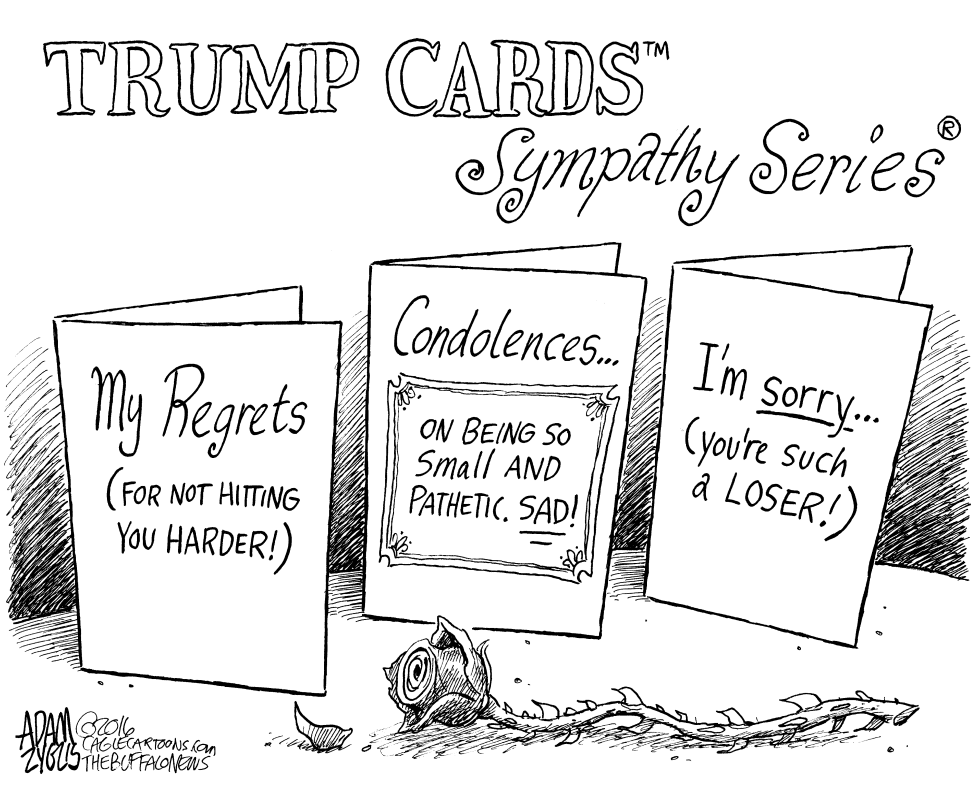 Trump sympathy cards