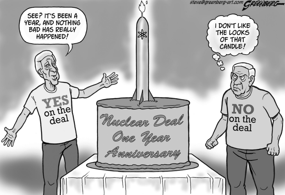 Nuke deal anniversary bw