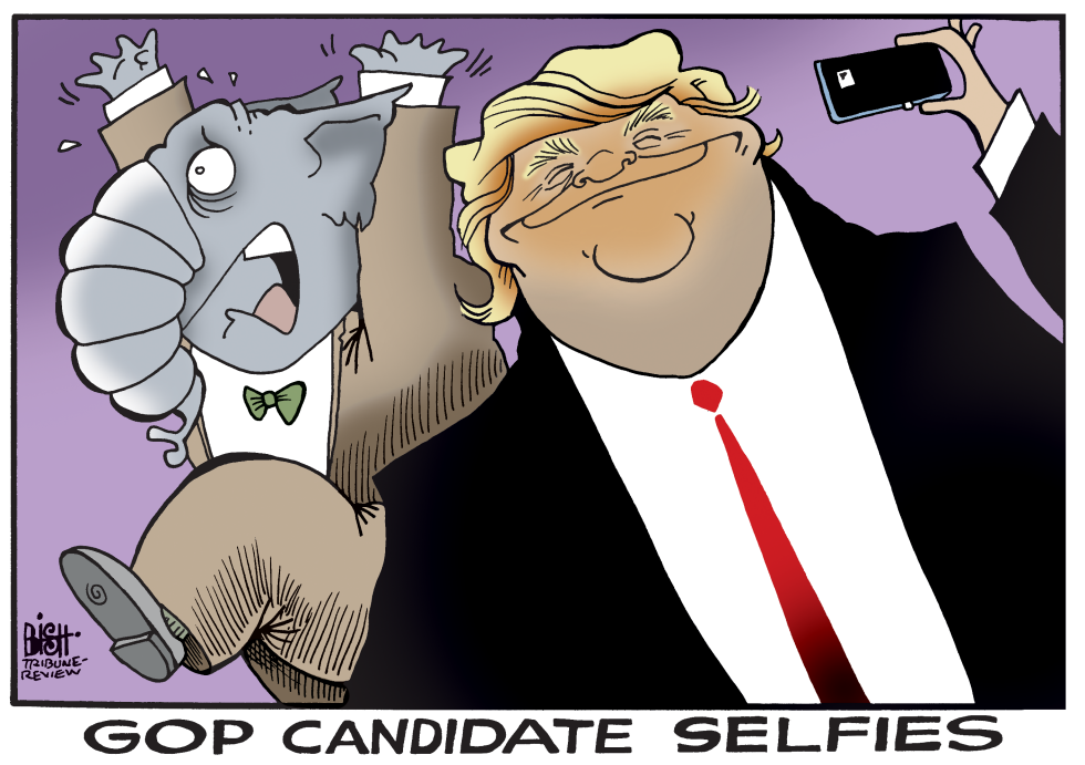 GOP SELFIES WITH TRUMP, COLOR