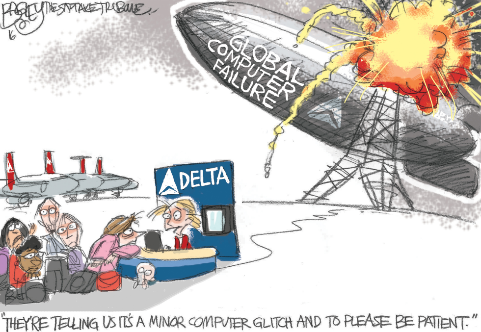  DELTA DEBACLE by Pat Bagley