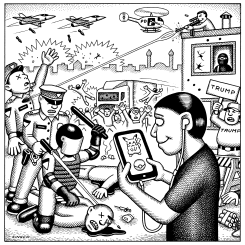 POKEMON WORLD GONE INSANE by Andy Singer
