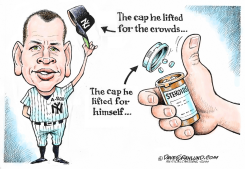 A-ROD RETIRES  by Dave Granlund