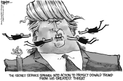 TRUMP SECRET SERVICE by Rick McKee