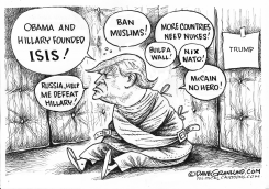 TRUMP UNSCRIPTED by Dave Granlund