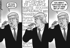 DOG WHISTLE BW by Steve Greenberg