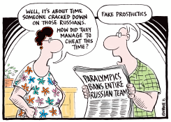 PARALYMPICS BANS ENTIRE RUSSIAN TEAM by Ingrid Rice