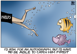 MICHAEL PHELPS,  by Randy Bish