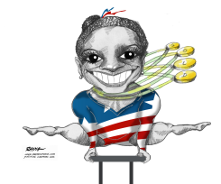 SIMONE BILES OLYMPIC GAMES  by Rayma Suprani