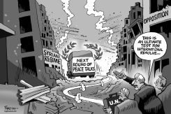 SYRIAN TALKS ROUND by Paresh Nath