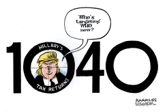 HILLARY'S TAX RETURNS  by Jimmy Margulies