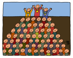FEW WINNERS MANY LOSERS by Arend Van Dam