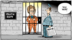 HILLARY WINS  by Bob Englehart