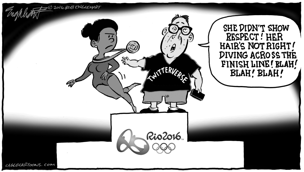  GABBY DOUGLAS by Bob Englehart