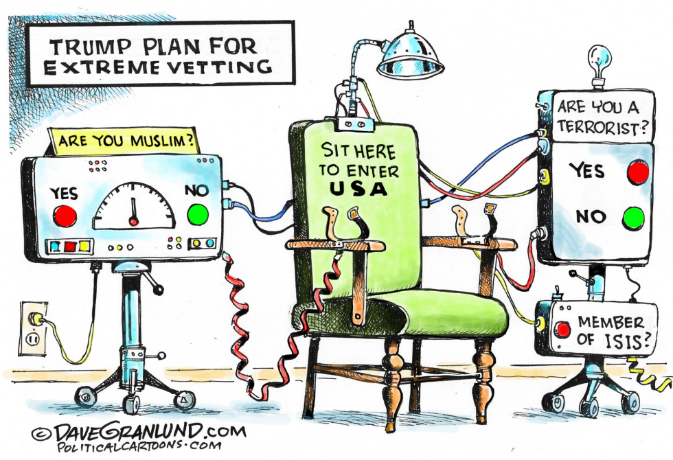Trump and extreme vetting COLOR
