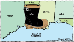 LOUISIANA FLOOD  by Bob Englehart