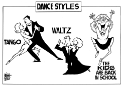 THE BACK TO SCHOOL DANCE, B/W by Randy Bish