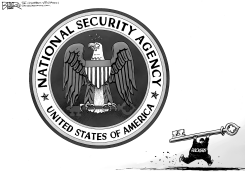 SECURITY KEY by Nate Beeler