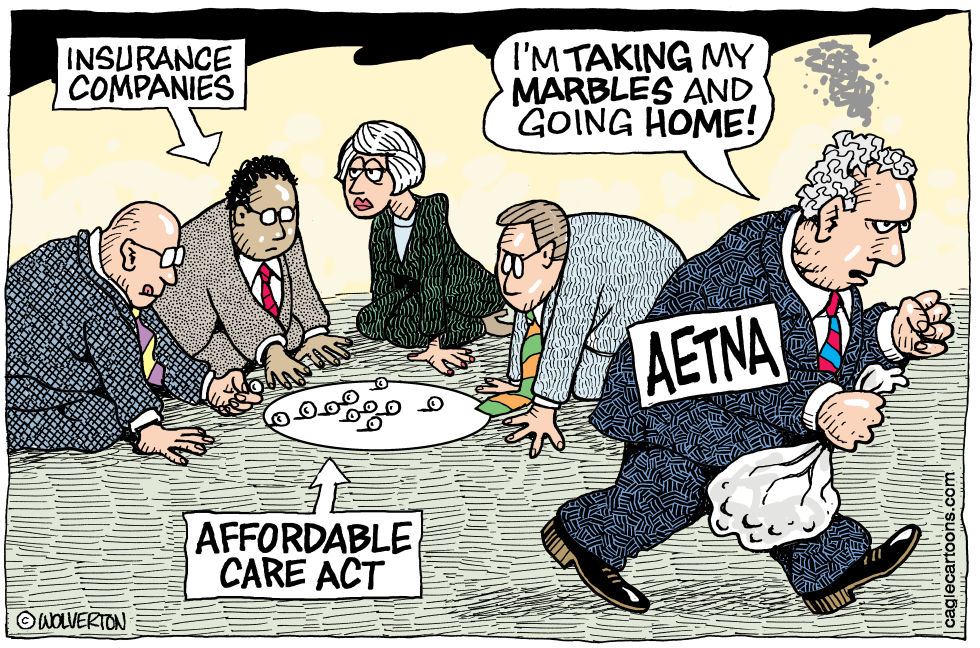  AETNA PULLS BACK FROM OBAMACARE by Wolverton