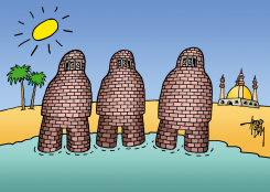 BURKINI PRISON by Arend Van Dam