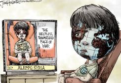 ALEPPO CHILD by Joe Heller