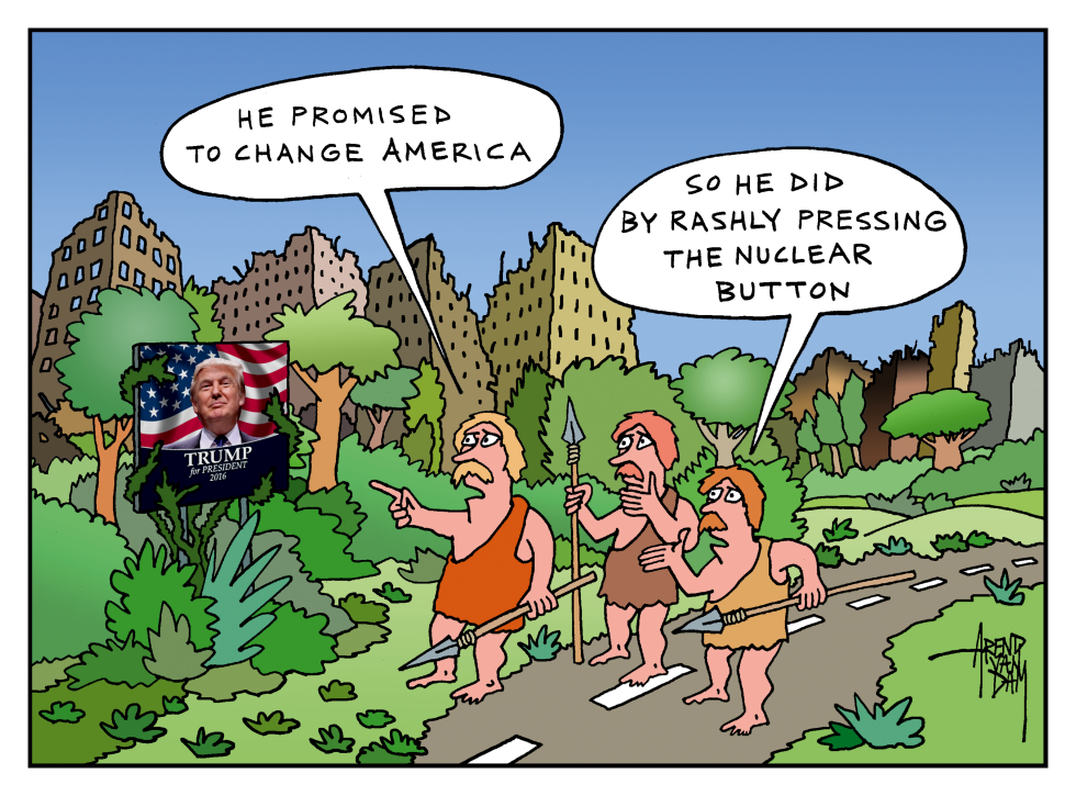 Trump and nuclear button