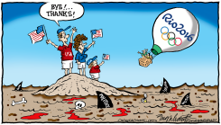 GOODBYE RIO  by Bob Englehart