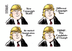 TRUMP THE CANDIATE OF CHANGE  by Jimmy Margulies