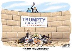 TRUMP SOLO PUEDE ARREGLAR SU CAMPAñA /  by R.J. Matson
