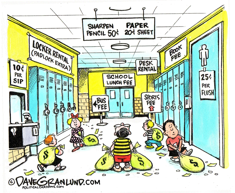 Public school fees COLOR